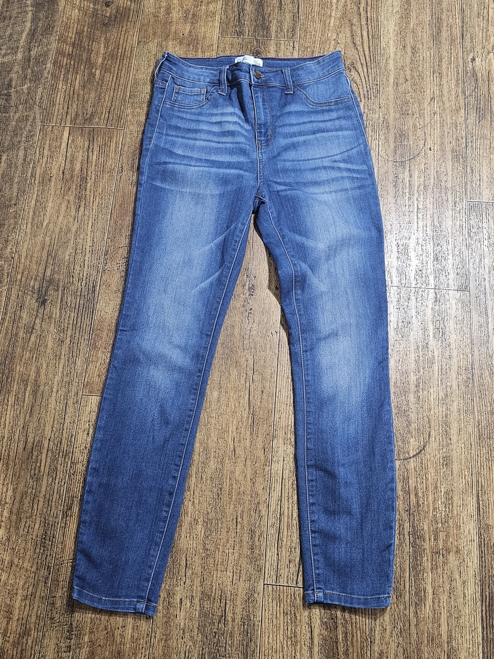 Cello Jeans Womens Size 9/29 High Rise Skinny Medium Wash Stretch Denim Style AB